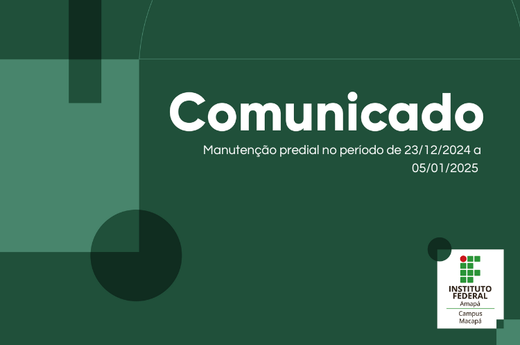 Comunicado de manutenção predial