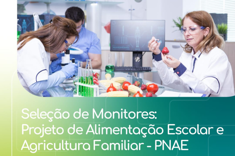 Campus seleciona bolsista para atuar PNAE